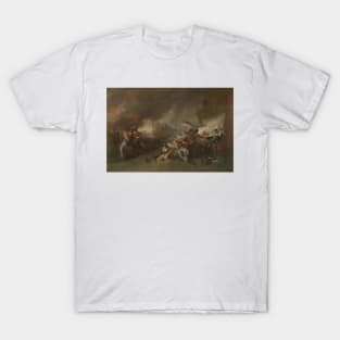 The Battle of La Hogue by Benjamin West T-Shirt